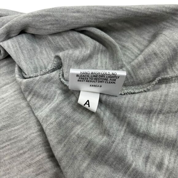 Eileen Fisher Womens SIlk Cotton Sharkbite Hem Tank Top Heather Gray Size Small - Picture 6 of 16